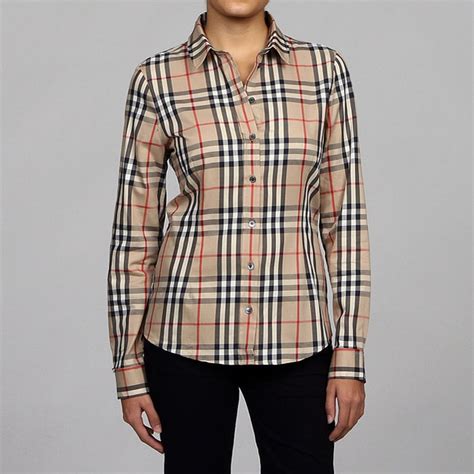 burberry shirt women's long sleeve|neiman marcus Burberry shirts.